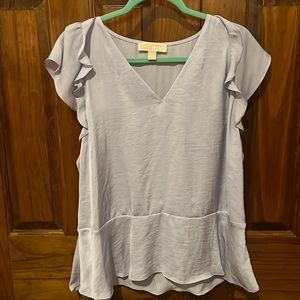 Micheal Kors lavender silk top